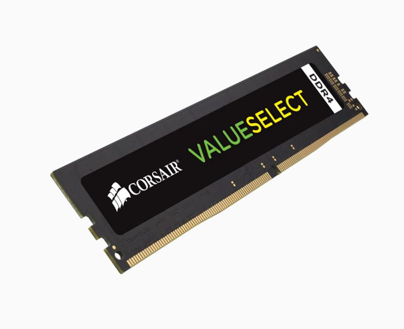 CORSAIR Value Select 8GB (1x8GB) DDR4 UDIMM 2666MHz 1.2V C18 288pin 18-18-18-43 Desktop PC Memory