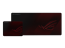 ASUS ROG SCABBARD II Gaming Mouse Pad, Medium 360x260mm + Extended 900x400mm Size, Water/Oil/Dust Respellent, Anti-Fray, Soft Cloth With Rubber Base