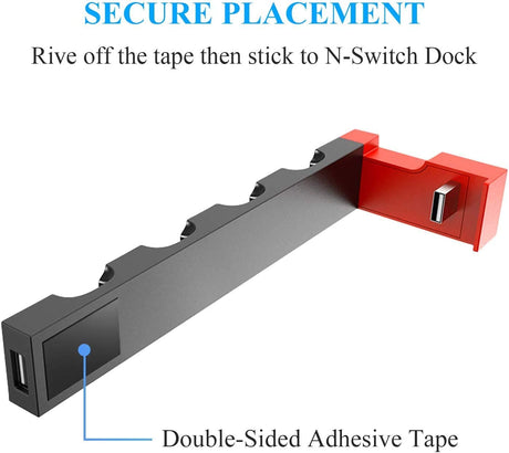 4 in1 Charger Station Stand for Nintendo Switch Joy-con with LED Indication