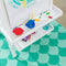 White Deluxe Wood Easel set for kids