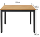 Sturdy and Heavy Duty Foldable Office Computer Desk (Teak, 100cm)