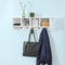 White Wall Shelf Coat Rack