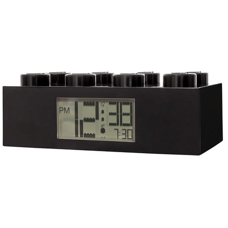 Lego Giant Brick Alarm Desk Clock Black Novelty 7001033