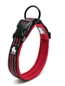 Heavy Duty Reflective Collar Red L