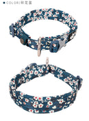 Floral Collar Saxony Blue 2XL