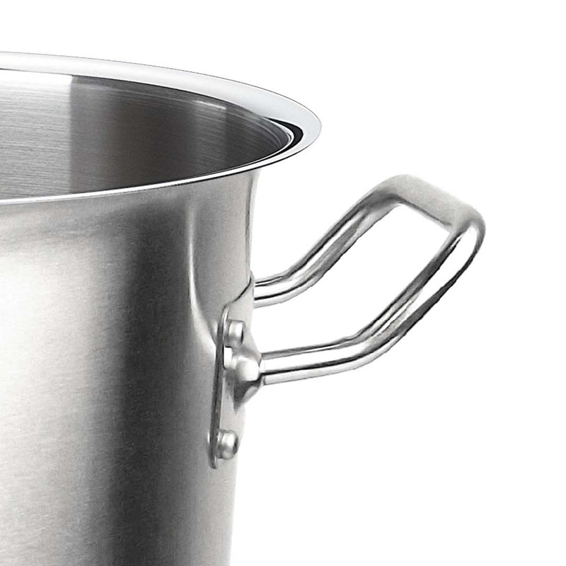 SOGA Stock Pot 32L Top Grade Thick Stainless Steel Stockpot 18/10 Without Lid