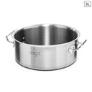 SOGA Stock Pot 9L Top Grade Thick Stainless Steel Stockpot 18/10 Without Lid