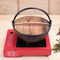 SOGA 2X 25cm Cast Iron Japanese Style Sukiyaki Tetsu Nabe Shabu Hot Pot with Wooden Lid