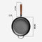 SOGA 2X 29cm Round Cast Iron Frying Pan Skillet Steak Sizzle Platter with Helper Handle