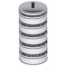 SOGA 5 Tier 28cm Stainless Steel Steamers With Lid Work inside of Basket Pot Steamers