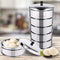 SOGA 5 Tier 28cm Stainless Steel Steamers With Lid Work inside of Basket Pot Steamers