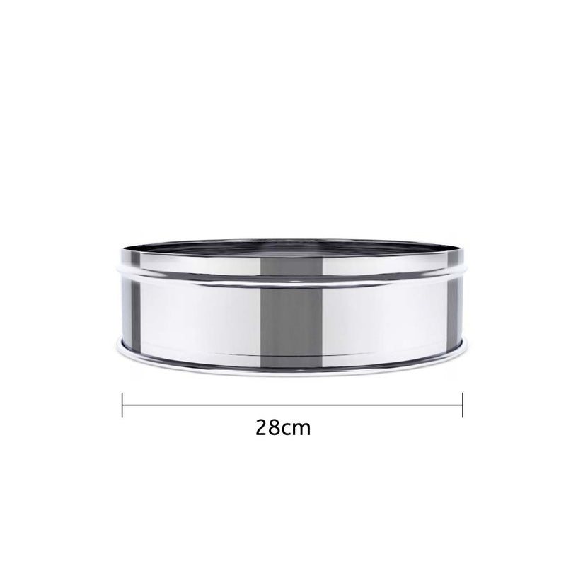 SOGA 3 Tier 28cm Stainless Steel Steamers With Lid Work inside of Basket Pot Steamers