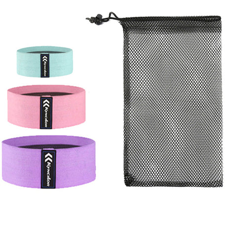 3PCS Resistance Bands Elastic Rubber Bands Exercise Band Yoga Fitness