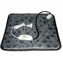 Electric Pet Heat Mat Pad Dog Cat Heating Blanket Bed Waterproof Footprint Decoration