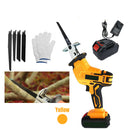 Yellow Cordless Electric Reciprocating Saw Cutter w+ Blades For Makita Battery