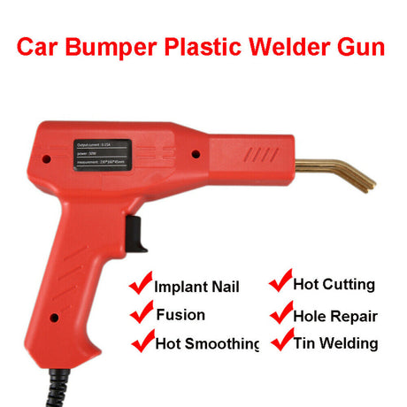 Handy Plastic Welder Garage Repair Welding Tool Kit Hot Staplers Bumper Machine