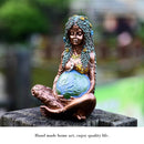 Millennial Gaia Mother Earth Goddess Art Statue Figurine for Home Decor Garden