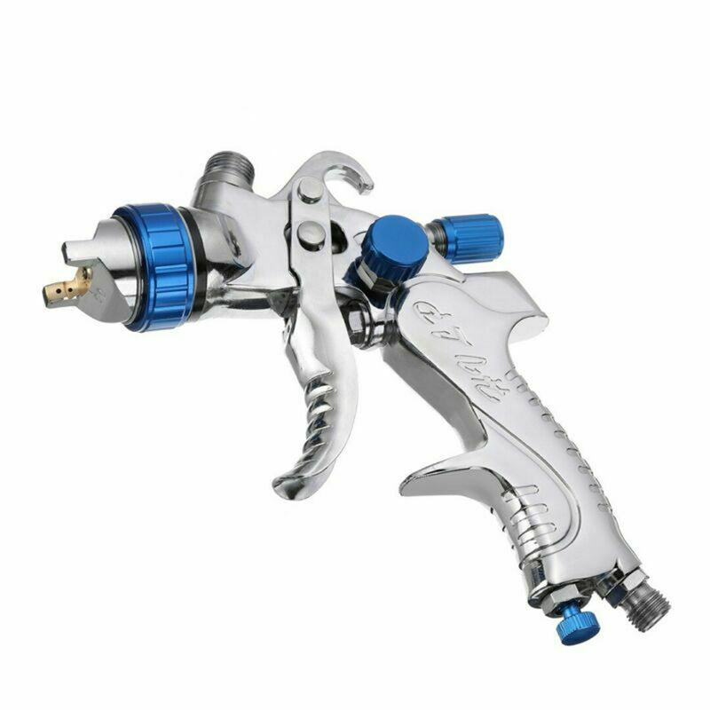 Spray Gun HVLP Gravity Gun Paint Feed Air Spray Gun Kit 3 Nozzle 1.4mm 1.7mm 2mm