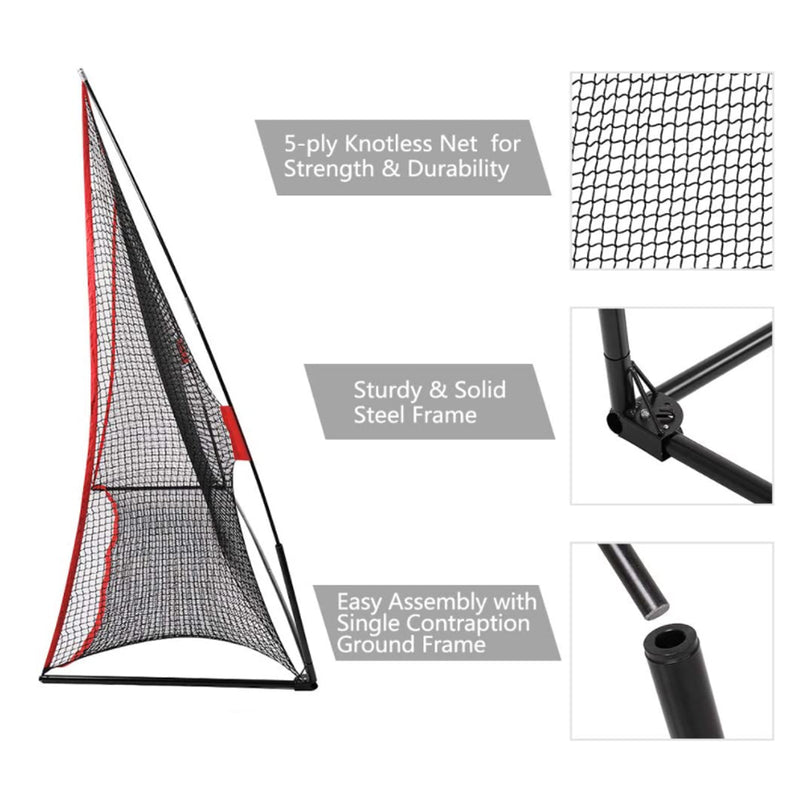 3M Huge Golf Practice Net Portable Hitting Swing Training Net Outdoor +Carry Bag