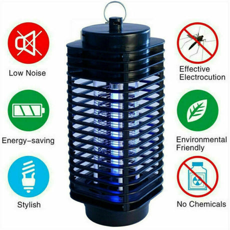 Electric UV Mosquito Killer Lamp Insect Bug Zapper Catcher Fly Trap UV Mozzie