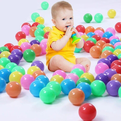 200X Ocean Balls Ball Pit Kids Baby Play Plastic Soft Toy Colourful Playpen Fun