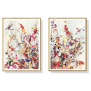 40cmx60cm Coming Spring 2 Sets Gold Frame Canvas Wall Art