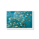 60cmx90cm Van Gogh Almond Blossom White Frame Canvas Wall Art