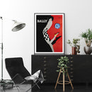 50cmx70cm Fashion Bally Black Frame Canvas Wall Art