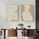 60cmx90cm Abstract Line 2 Sets Dold Frame Canvas Wall Art