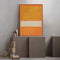 50cmx70cm Yellow By Mark Rothko Black Frame Canvas Wall Art