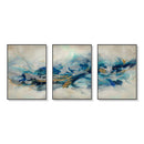 60cmx90cm The Universal 3 Sets Black Frame Canvas Wall Art