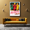 60cmx90cm Heathers The Musical Black Frame Canvas Wall Art