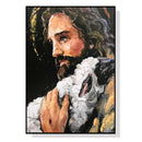 80cmx120cm Back In His Arms Black Frame Canvas Wall Art