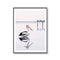 60cmx90cm Pelican Black Frame Canvas Wall Art