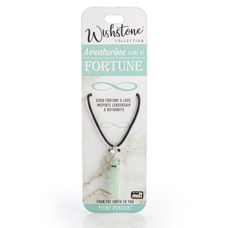 Wishstone Collection Aventurine Point Pendant