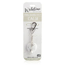 Wishstone Collection White Howlite Heart Bag Charm