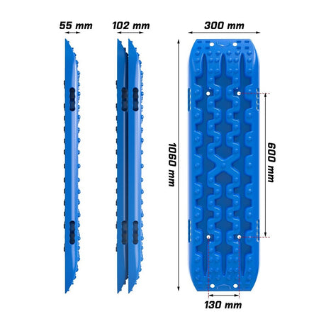 X-BULL Recovery Tracks Boards Sand Truck Mud 4WD 4x4 Gen3.0 Blue/ Tyre Tire Deflator