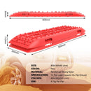 X-BULL KIT1 Recovery track Board Traction Sand trucks strap mounting 4x4 Sand Snow Car RED