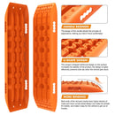 X-BULL 10 Pairs of Recovery tracks Boards Traction 10T Sand tracks/ Mud /Snow Gen 2.0 Orange