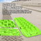 X-BULL Recovery tracks Boards 10T 2 Pairs Sand Mud Snow With Mounting Bolts pins Green