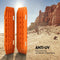 X-BULL KIT2 Recovery tracks 6pcs Board Traction Sand trucks strap mounting 4x4 Sand Snow Car ORANGE