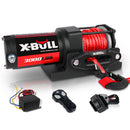 X-BULL Electric Winch 12V 3000LBS Synthetic Rope Wireless remote ATV UTV Boat Trailer