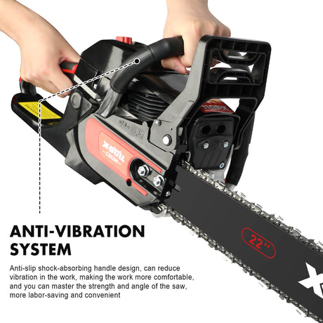 X-BULL 62cc Chainsaw Petrol Commercial 22