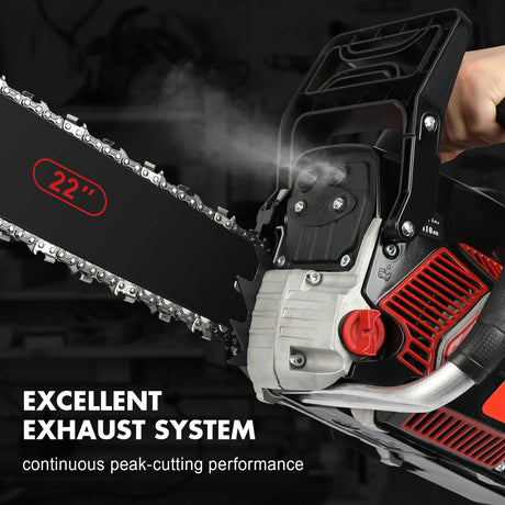 X-BULL Petrol Chainsaw Commercial 62CC 22