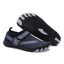 Men Women Water Shoes Barefoot Quick Dry Aqua Sports Shoes - Blue Size EU46 = US11