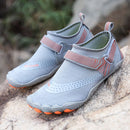 Men Women Water Shoes Barefoot Quick Dry Aqua Sports Shoes - Grey Size EU36=US3.5