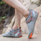 Men Women Water Shoes Barefoot Quick Dry Aqua Sports Shoes - Grey Size EU38 = US5