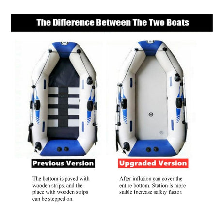 2.3M Inflatable Boat Laminated Wear Resistant Fishing Boat