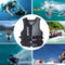 Life Jacket for Unisex Adjustable Safety Breathable Life Vest for Men Women(Black-L)