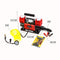 OUTBAC Car Air Compressor 12v 4x4 Tyre Deflator 4wd Inflator Portable 300L/min